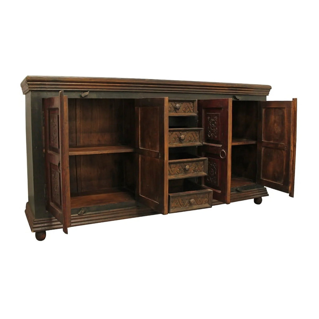 Mango Solid Wood 4 Door 4 Drawer Buffet B509461