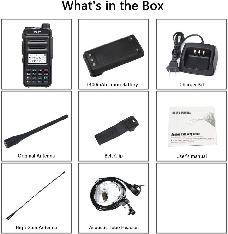 Dual Band VHF UHF Handheld Two Way Radio S877