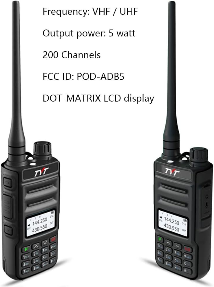 Dual Band VHF UHF Handheld Two Way Radio S877