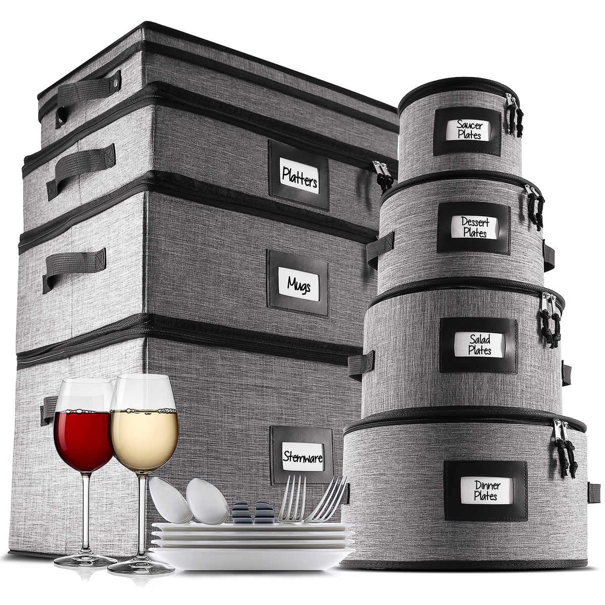 Dinnerware Storage Container Set 8pc E698130