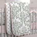 Pink and Gray Crib Comforter V683169