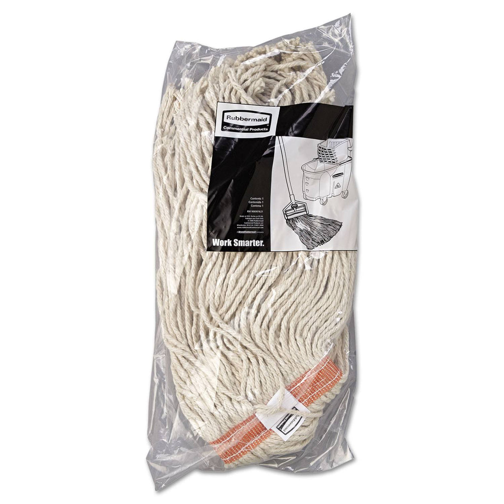 16oz White Cotton Wet Mop Head O374