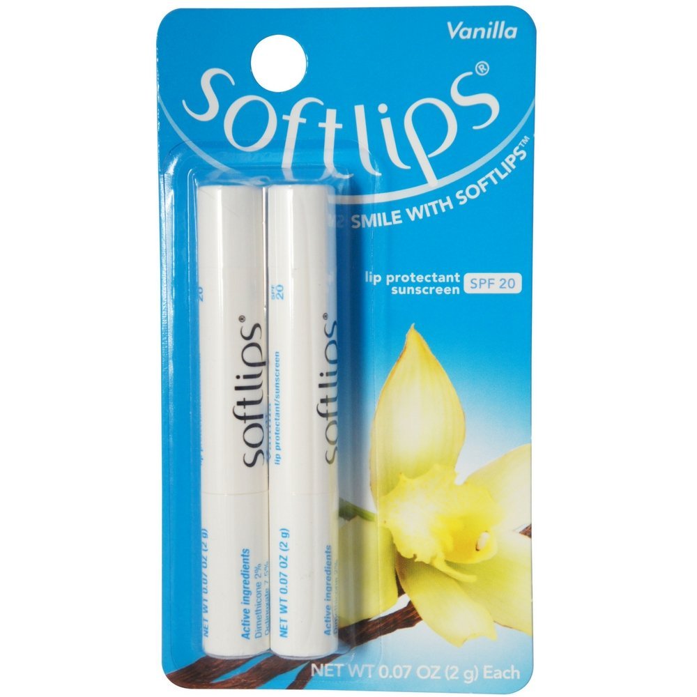 Vanilla Lip Protectant SPF 20, 0.07 Ounce (Pack of 2) T173
