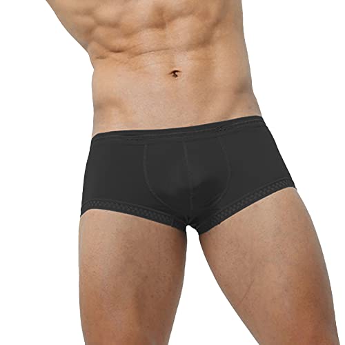 Mens Denim Shorts Boxer Brief Low Rise Y462