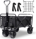 Collapsible Heavy Duty Wagon Cart with All-Terrain Wheels P6720