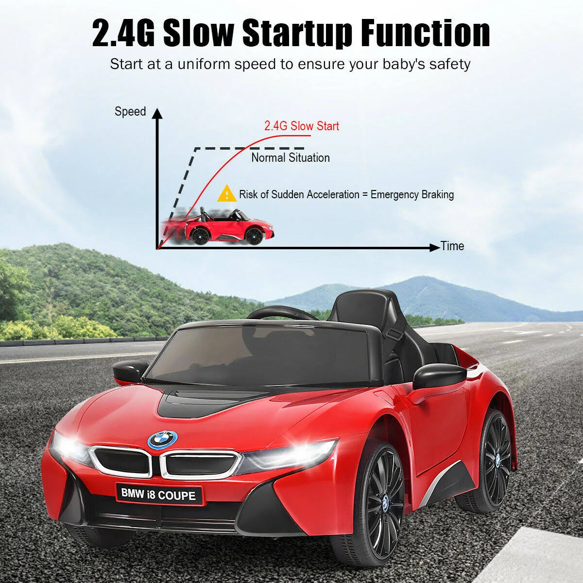 Red Kids Ride on Car E736382