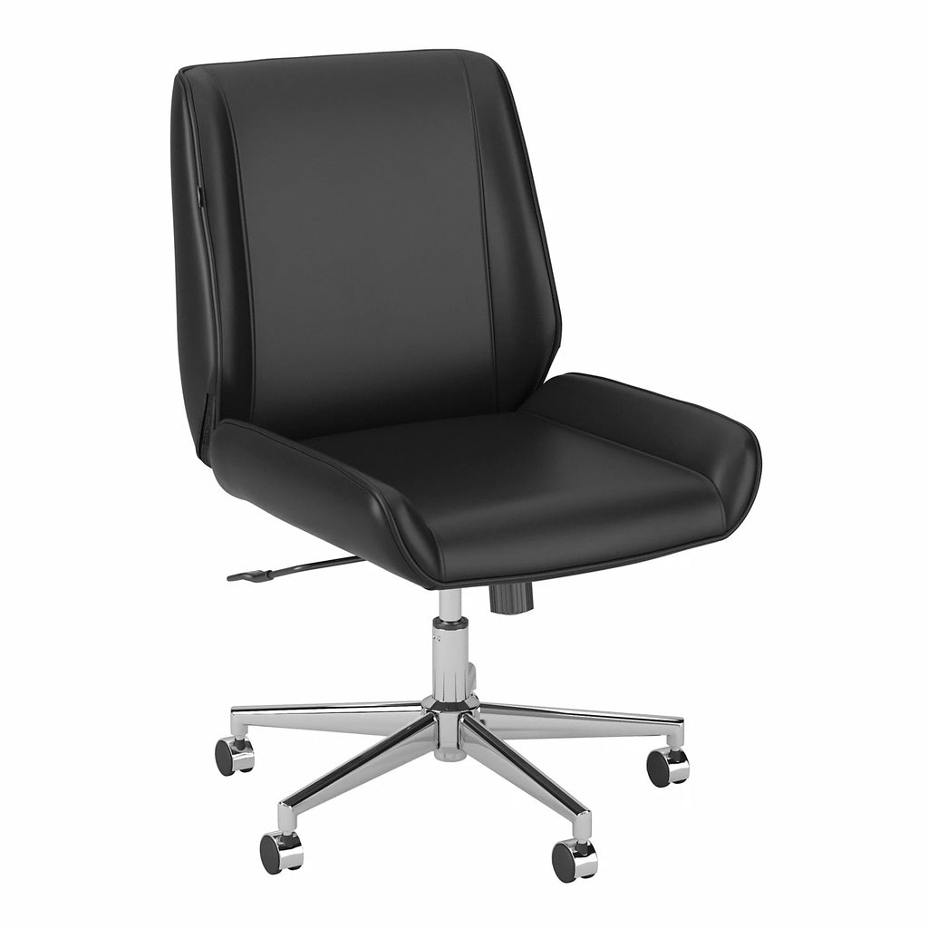 Black Leather Office Chair C95205