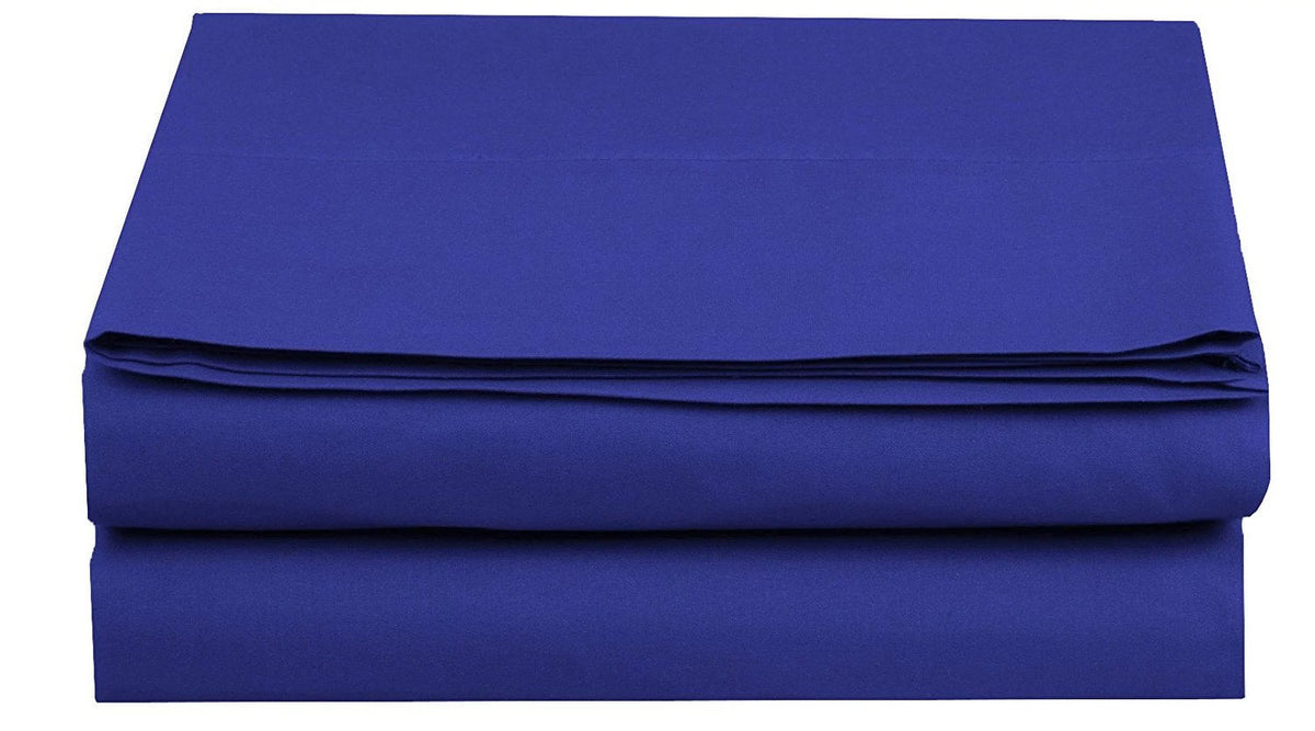 Flat Sheet Set of 4 Royal Blue Twin XL T5963