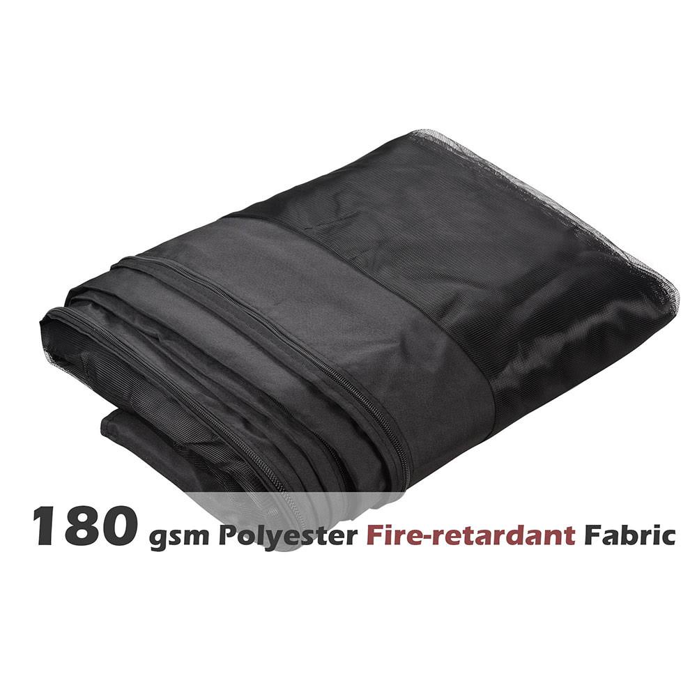 22x7ft Universal Replacement Mosquito Mesh Netting Zip Walls F7659
