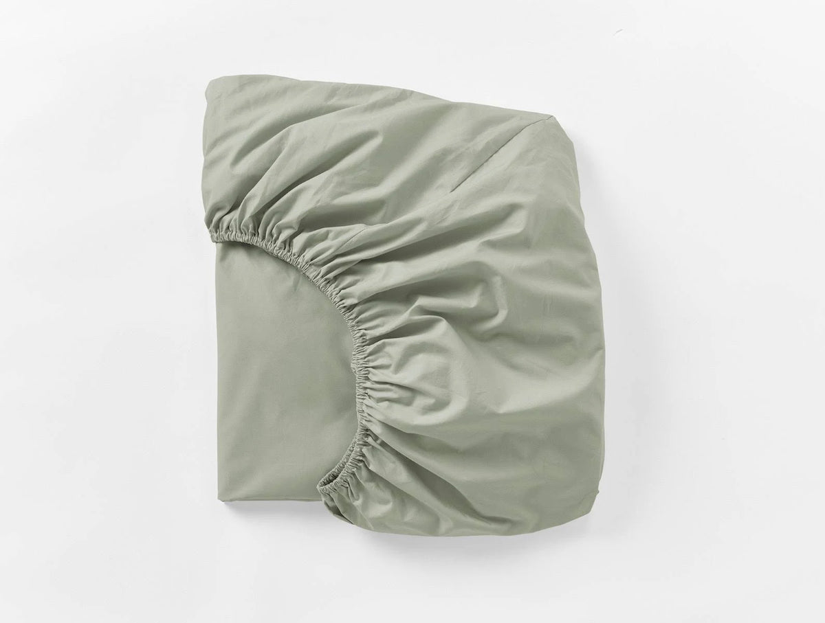 300 Thread Count Organic Percale Fitted Sheet Twin XL E7890