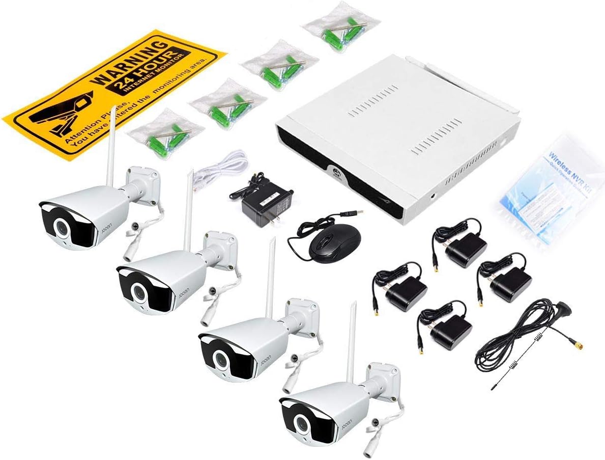 3MP Wireless Security Camera System with Audio A709