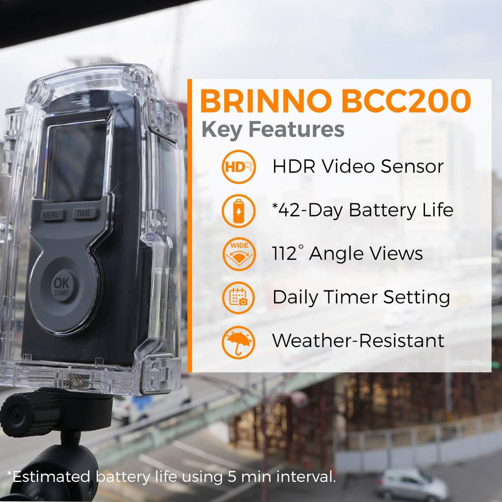 Time Lapse Camera with Clamp and Water-Resistant Case, 720P 2-Pack F771