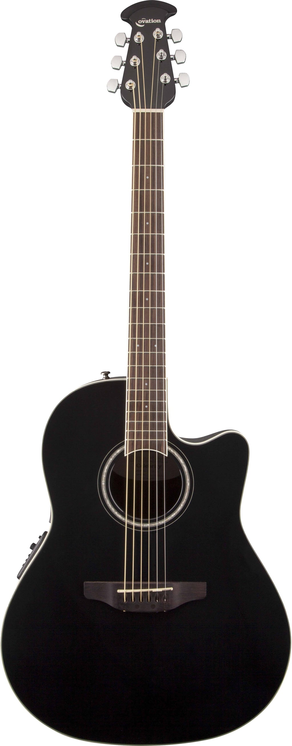 Black Acoustic Electric Guitar S110
