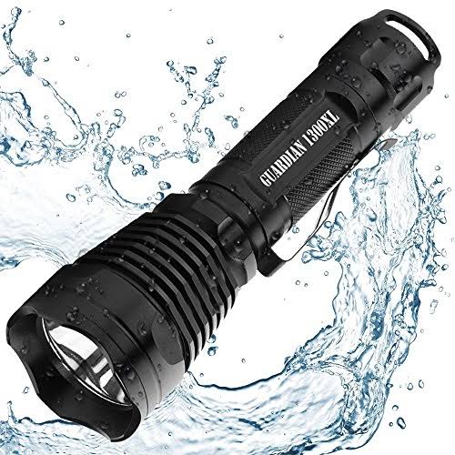 Rechargeable Tactical LED Flashlight with Remote Pressure Switch L883649