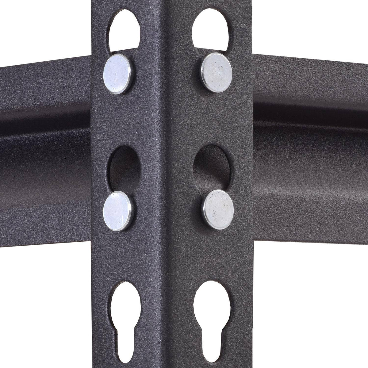 Steel Storage Rack, 5 Adjustable Shelves, 3200 lb. Capacity, Black K240