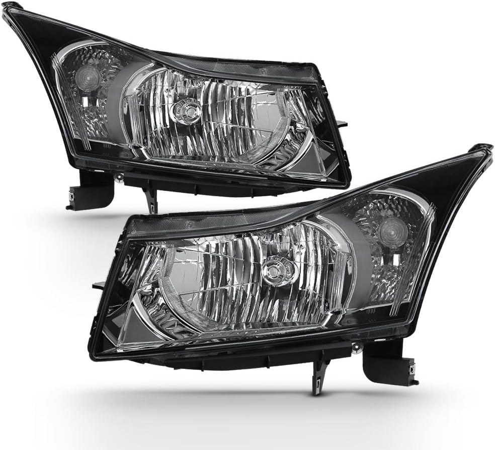Driver Left + Passenger Right Side Pair Halogen Headlights for Chevy Cruze J903