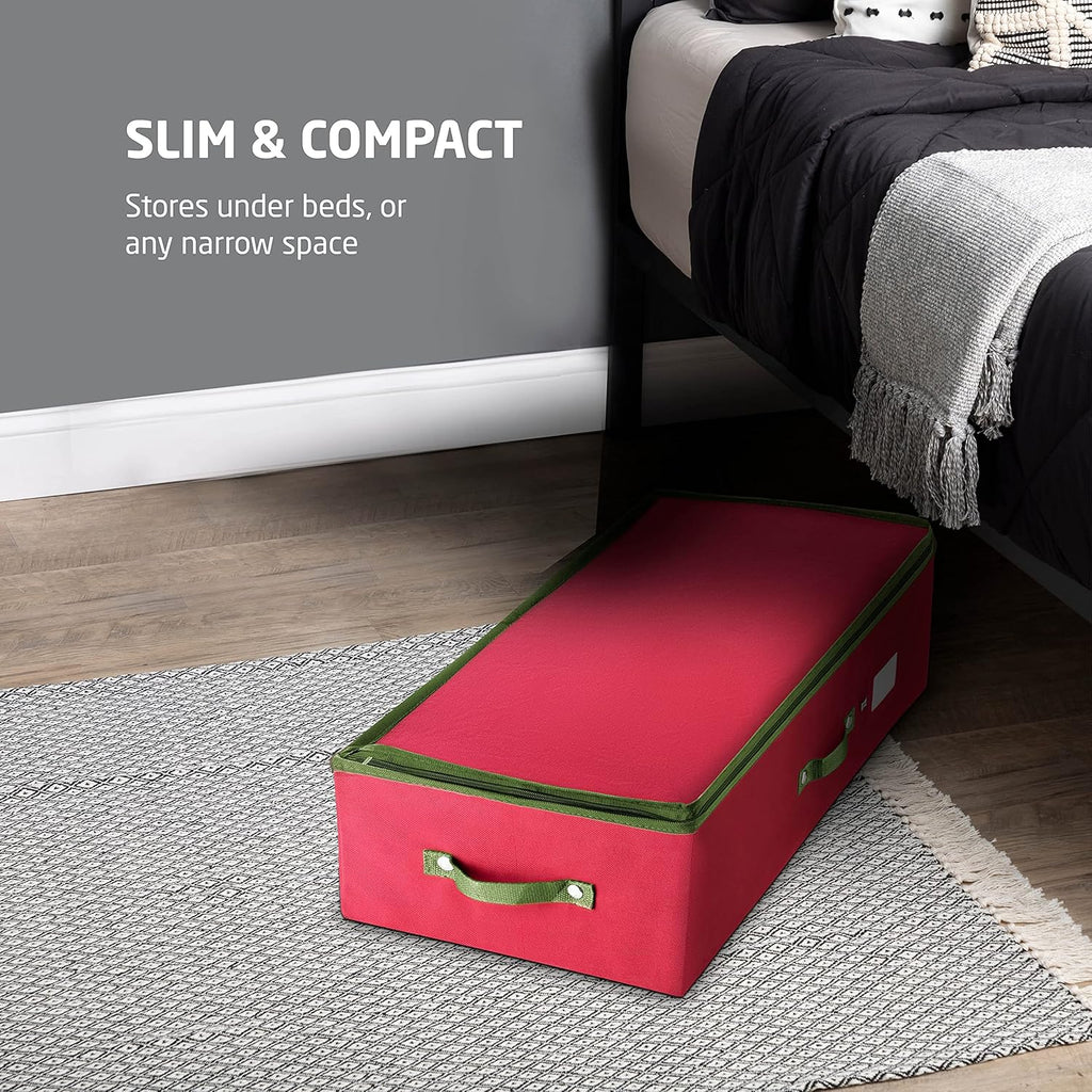 Christmas Ornament Storage Box with Dividers X532547