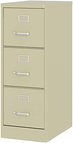 Black 3 Drawer Vertical Metal File Cabinet D2024
