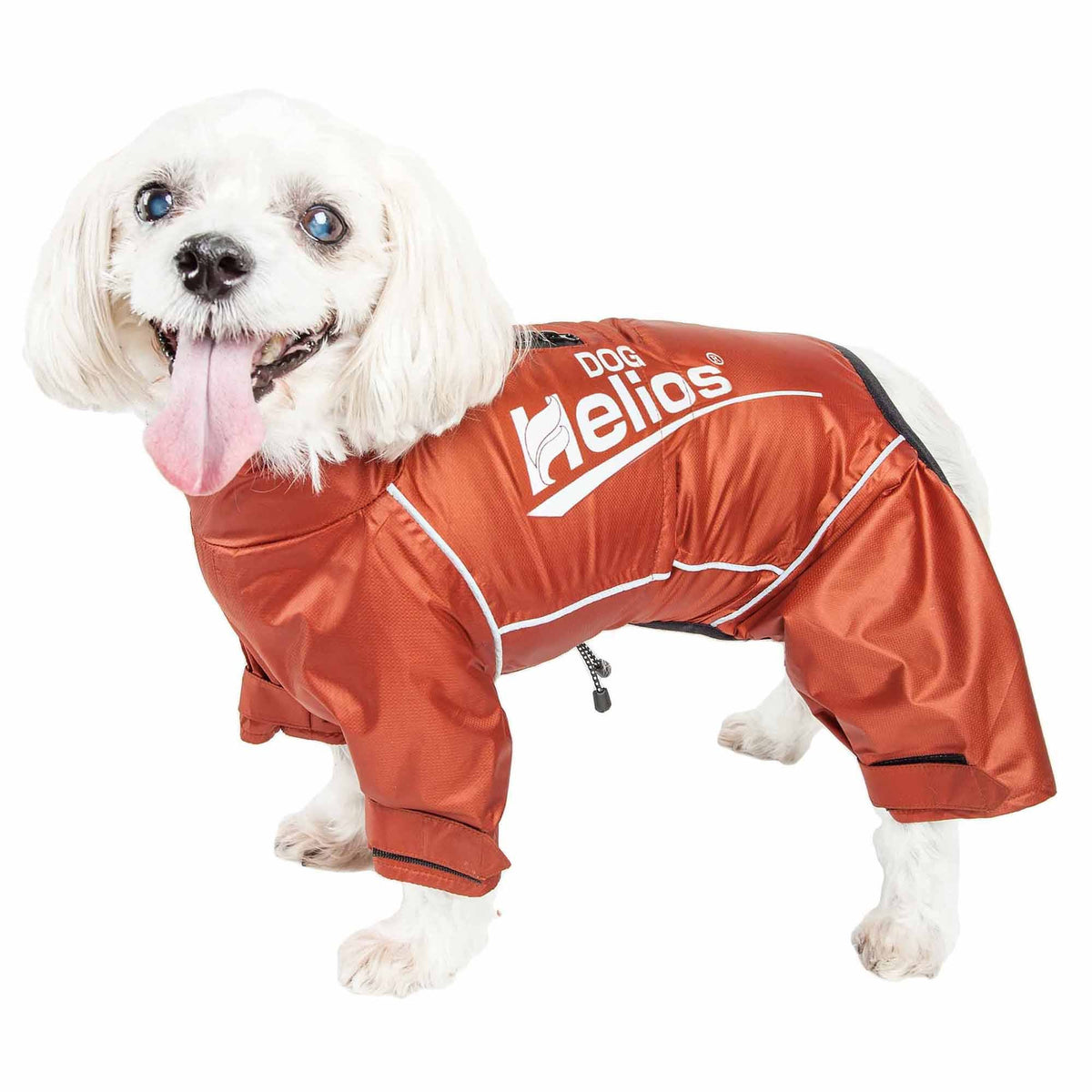 Waterproof Reflective Full Body Dog Coat Jacket Orange Medium S239989