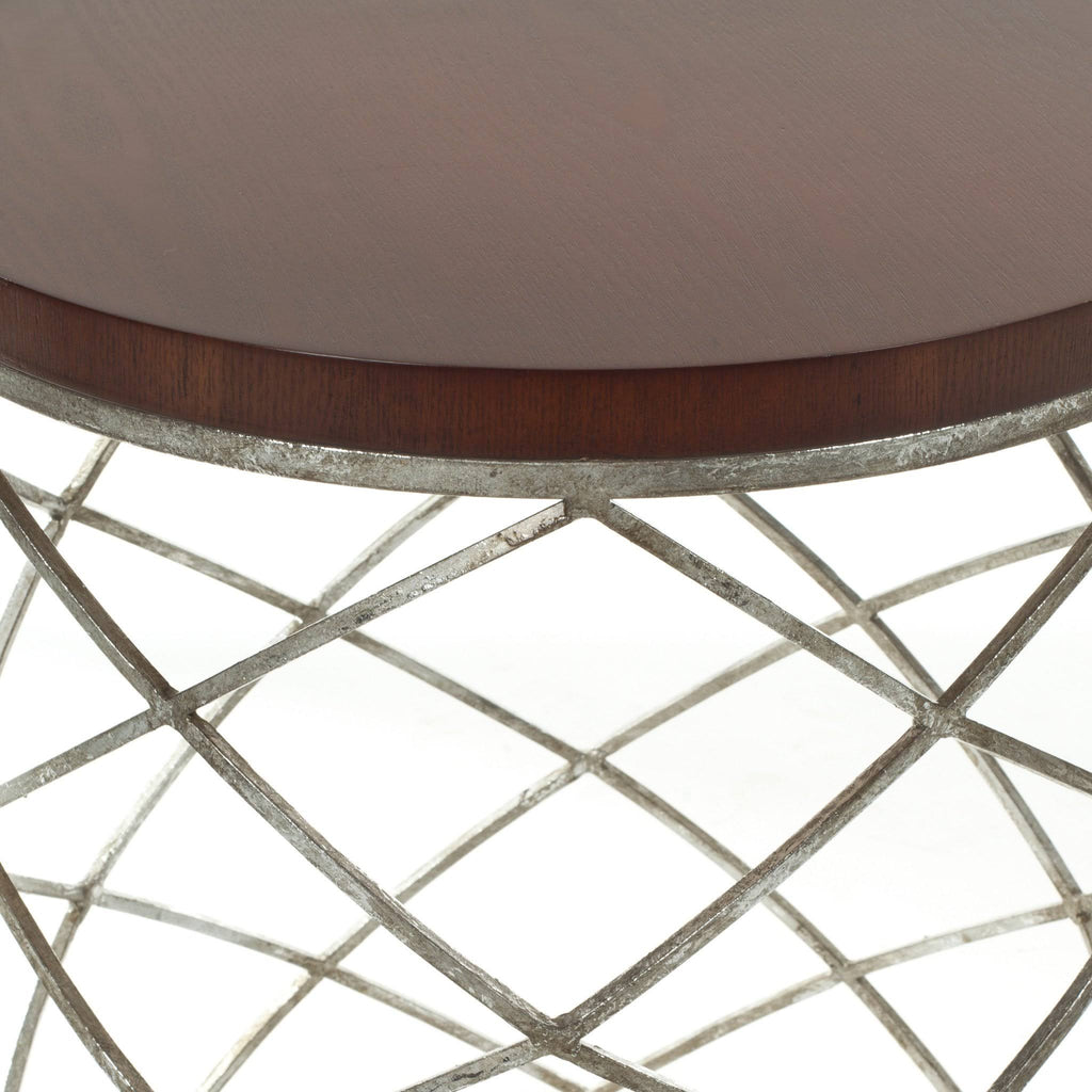 Silver Accent Table Z401