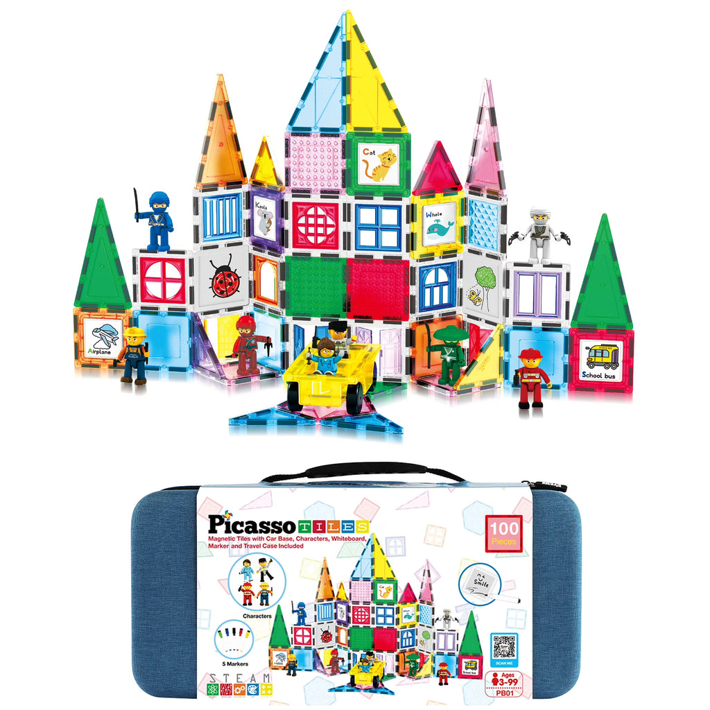 100 Pieces Magnet Tile Building Block Set G513