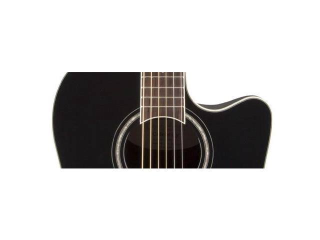Black Acoustic Electric Guitar S110