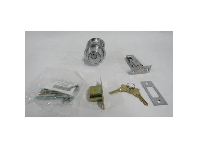 Satin Chrome Deadbolt X42897