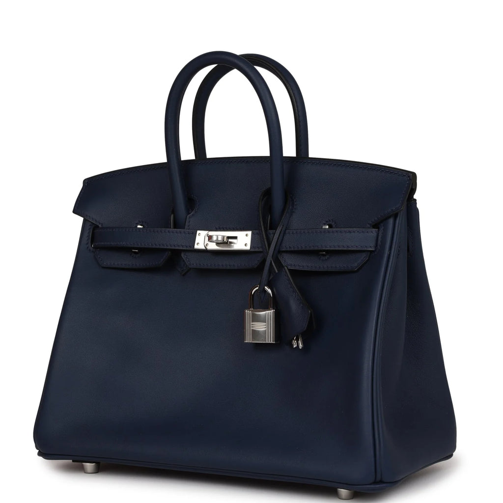 Bleu Navy Swift Palladium Hardware Bag X631629