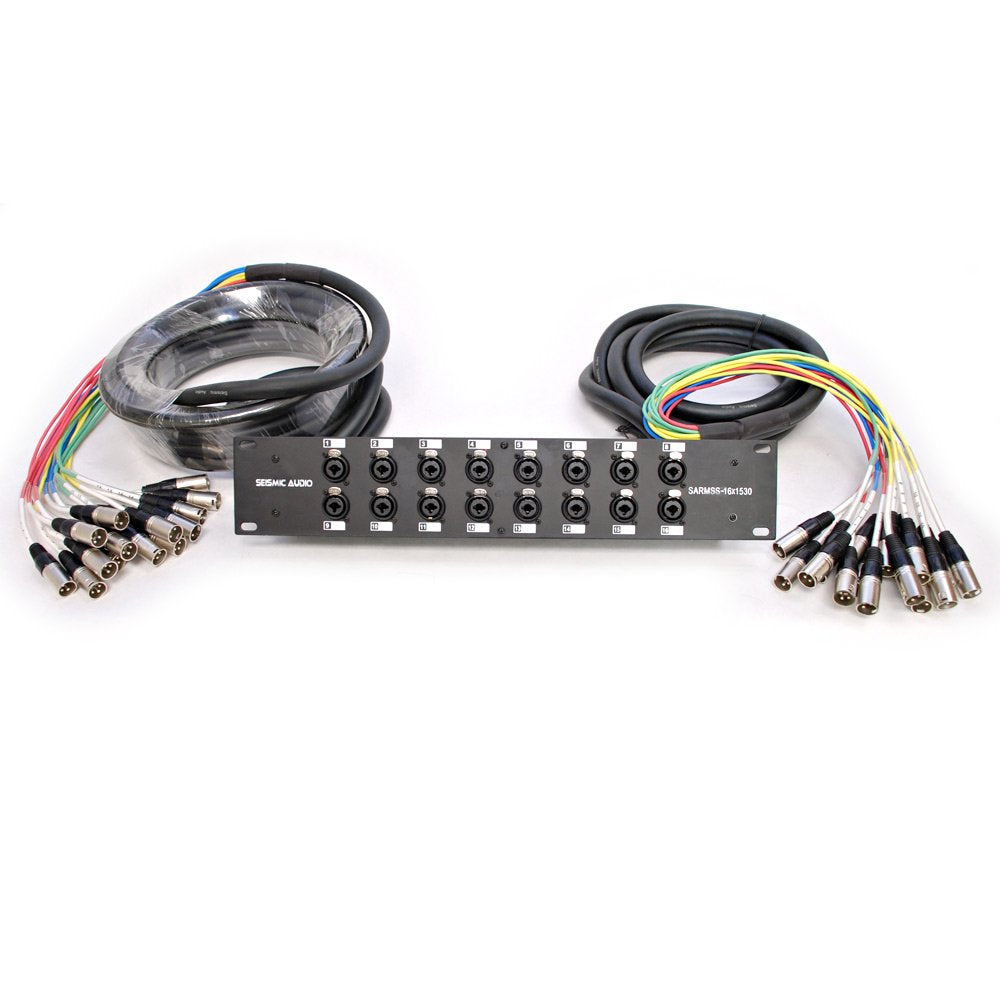 32 Channel TRS Combo Splitter Snake Cable with 5' and 30' XLR Trunks I524903