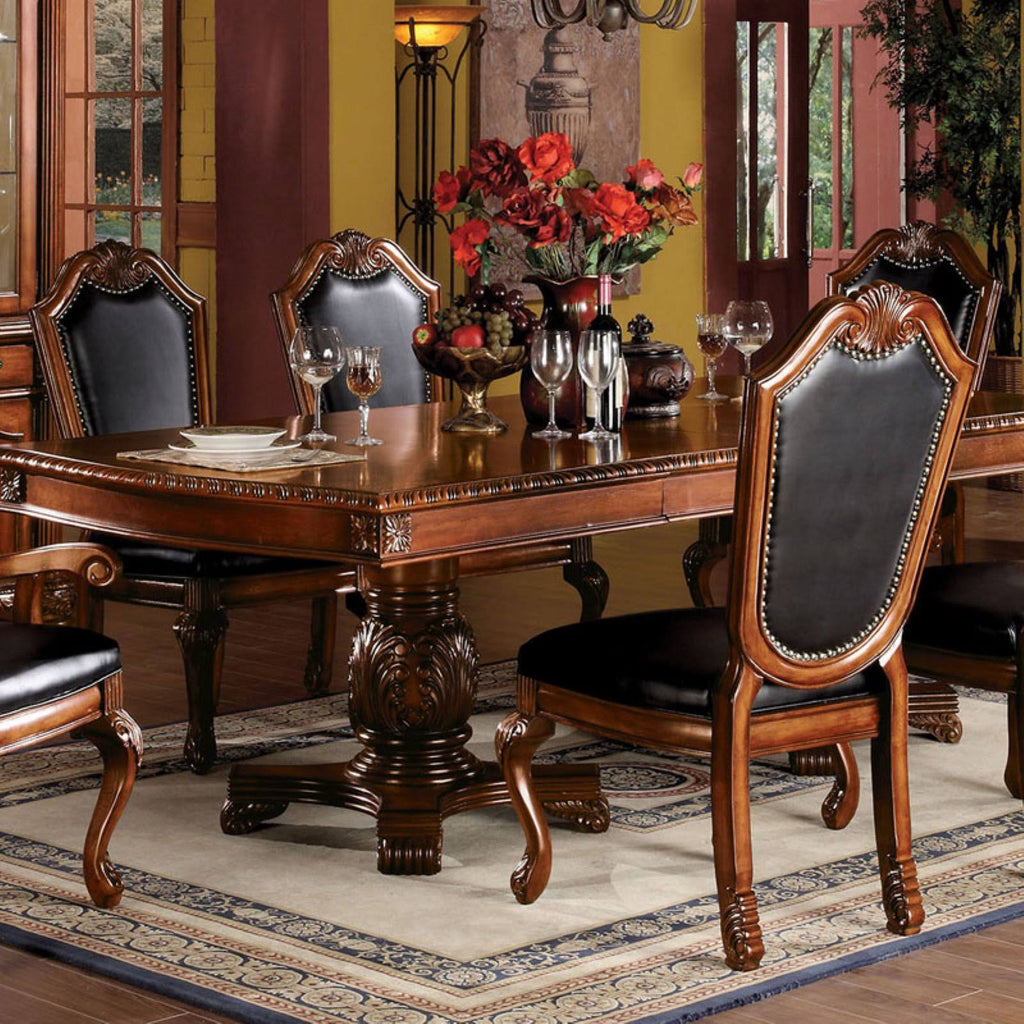 Cherry/Black Side Chair - 2 count G6605