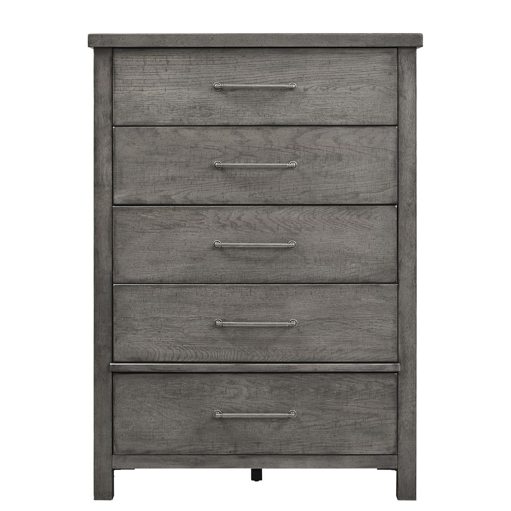Dark Gray 5 Drawer Chest A702