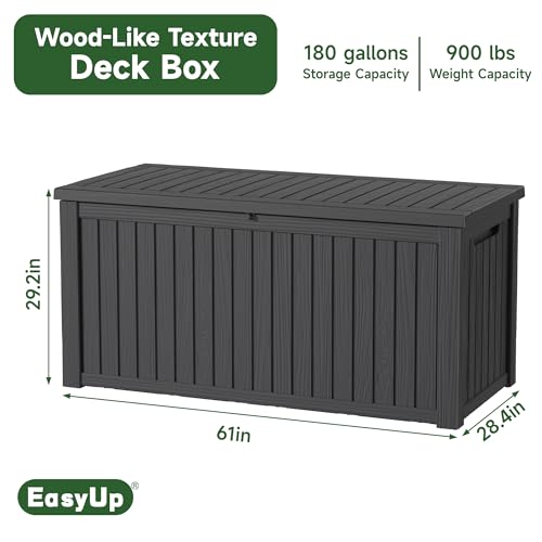 100 Gallon Waterproof UV Resistant Resin Deck Box E382184