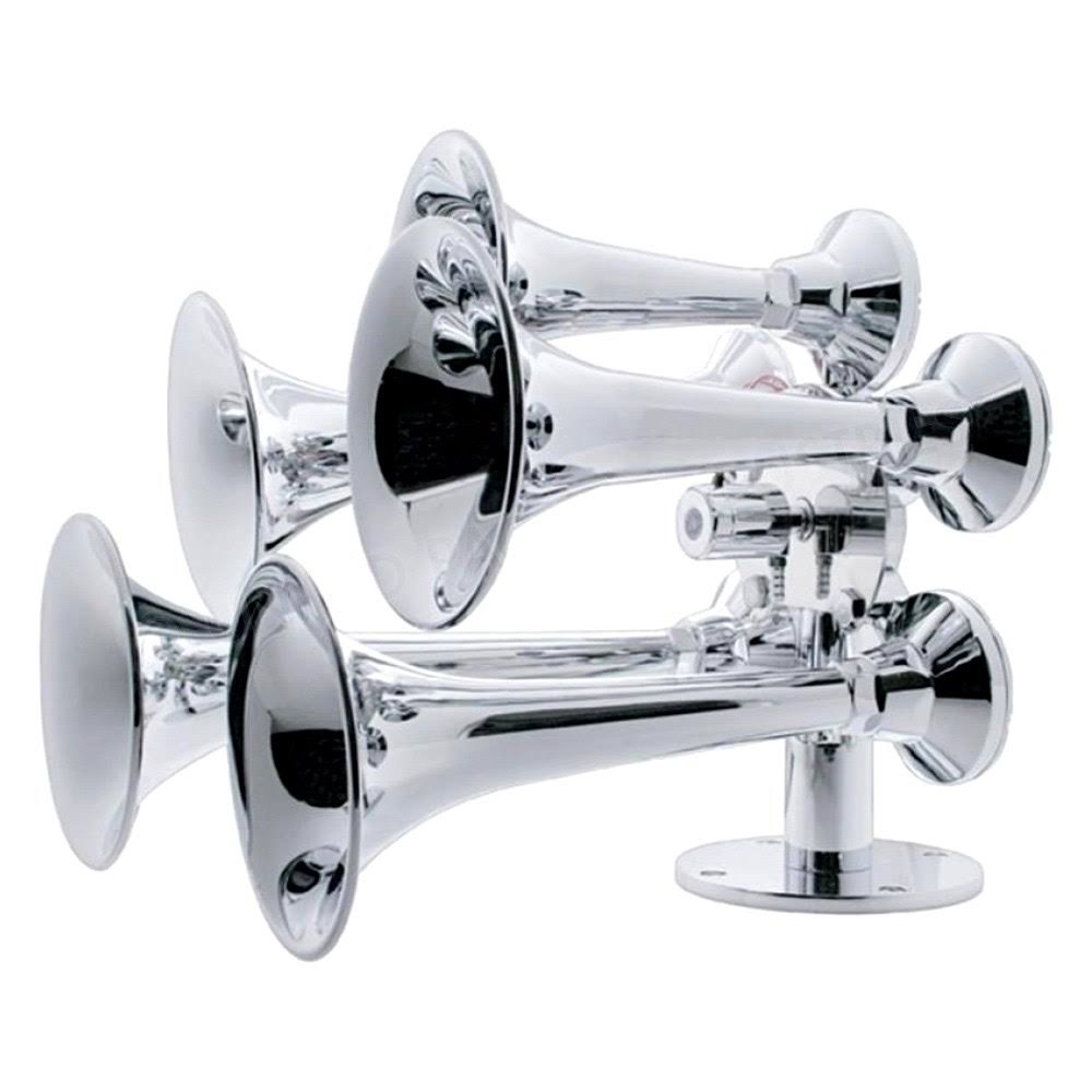 5 Trumpet Chrome Train Horn Y52237
