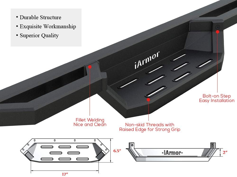Running Boards Rocker Slider for Crew Cab N687480