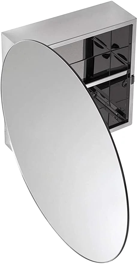 Circular Stainless Steel Bathroom Medicine Cabinet T162543