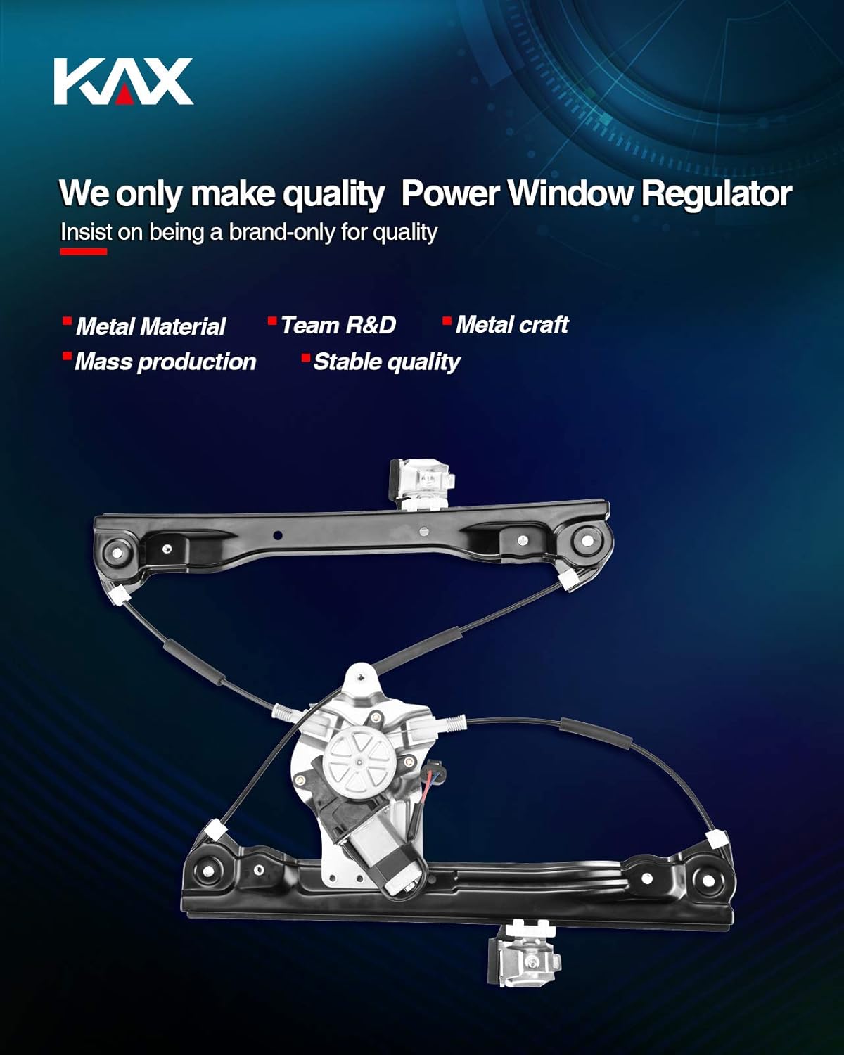 Power Window Motor and Regulator Assembly Front Right Passenger Side Compatible with Cruze 2011-2012 Pack of 2 J62456