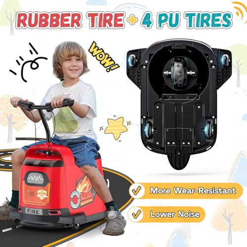 24V Ride On Electric Car with Brushless Motor, RED G48326