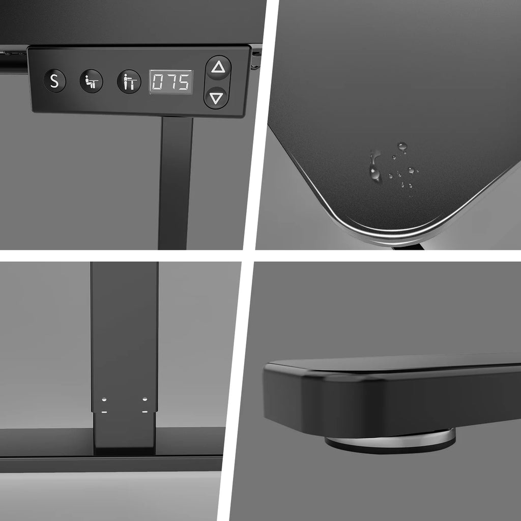 Height Adjustable Standing Desk 48" x 24" Black W853