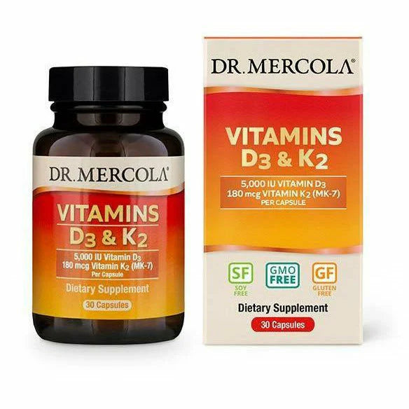 Vitamins D3 and K2 30 caps S4382