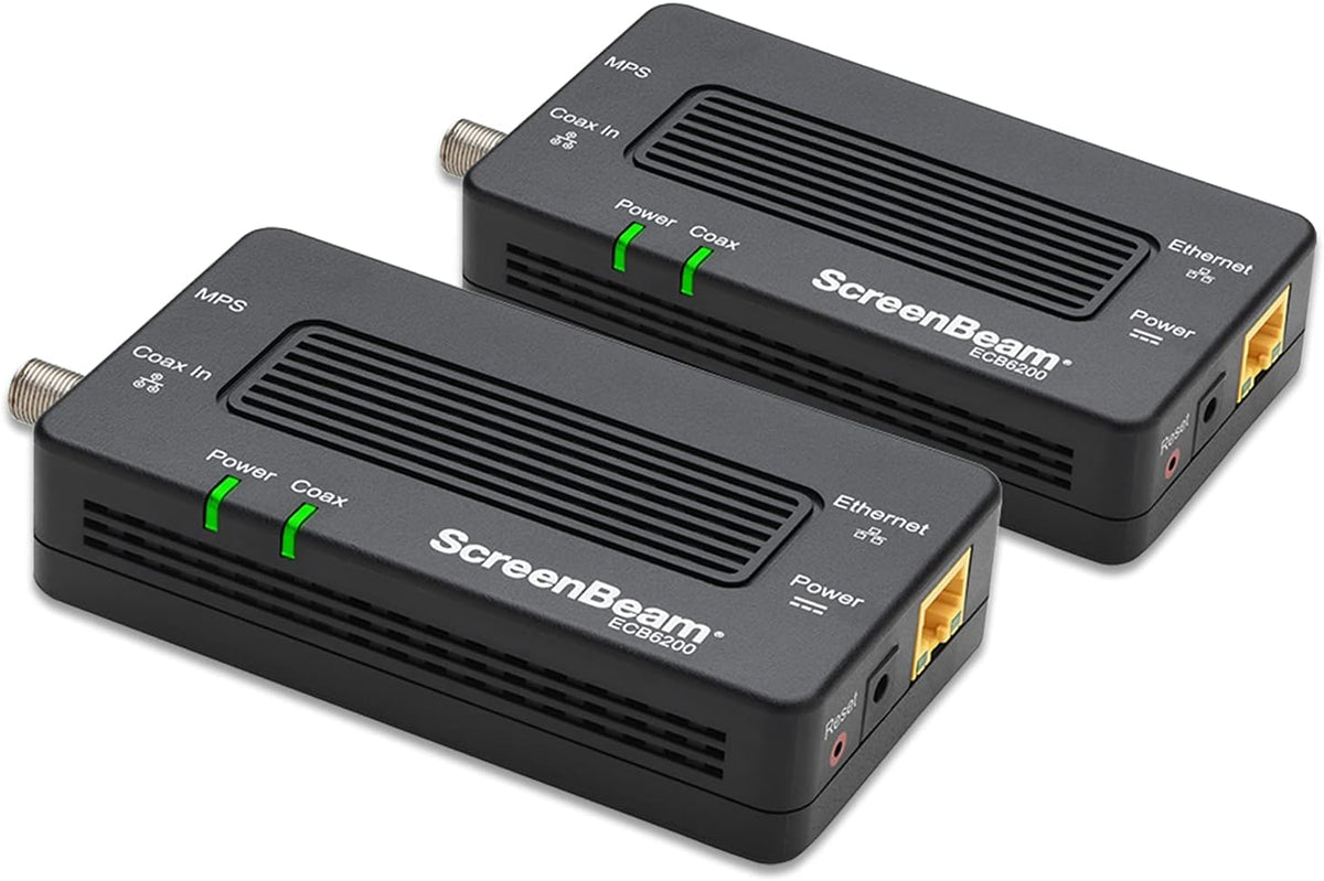 Bonded MoCA 2.5 Network Adapter 2.5 Gbps Ethernet Port 2 Pack M6931