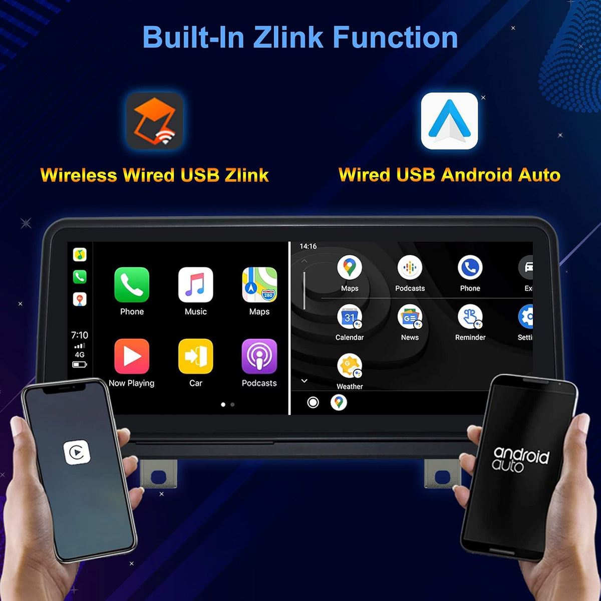 Android 10 Car Stereo Multimedia Player for BMW 3/4 M3 M4 2012-2016 J5405