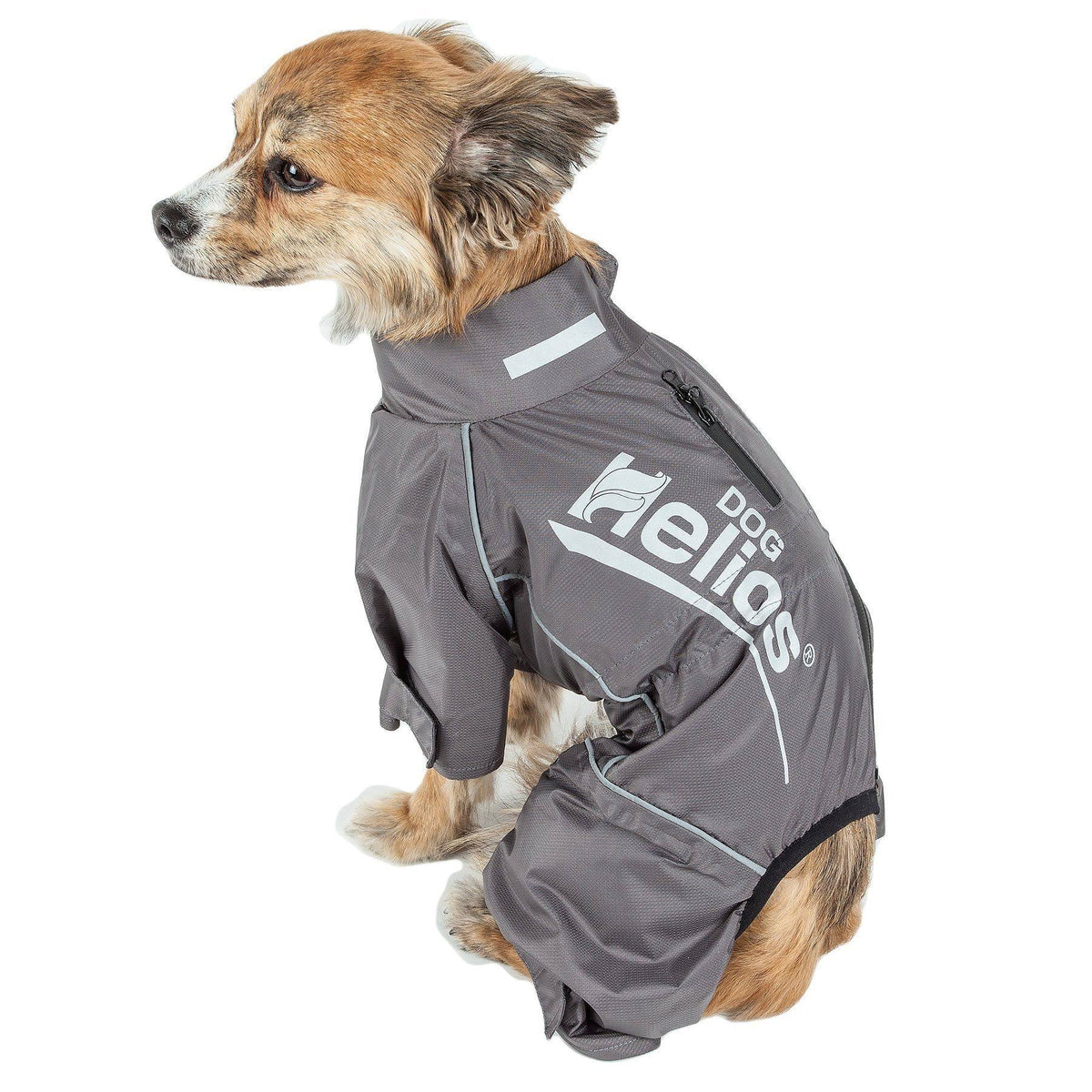 Waterproof Reflective Full Body Dog Coat Jacket Orange Medium S239989