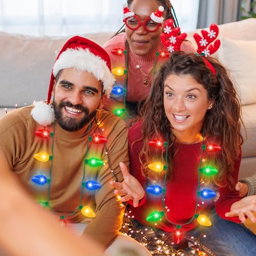 Christmas Light Necklace 3PCS with 3 Flash Modes E23028
