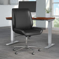Black Leather Office Chair C95205
