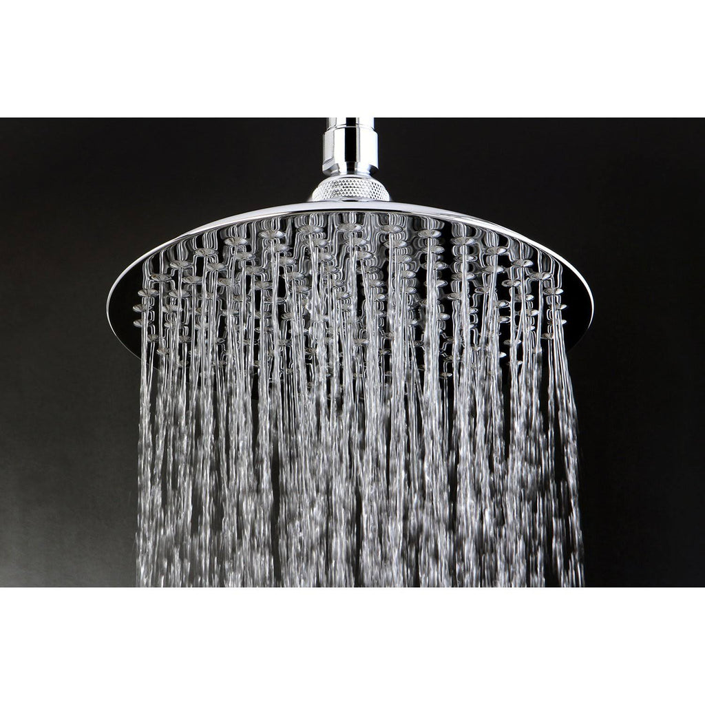 Brushed Nickel Shower Head with Shower Arm E192