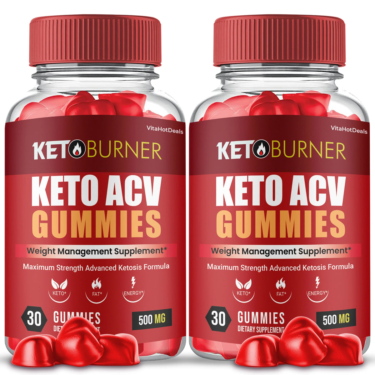 Keto Burner ACV Gummies 2 Pack I3342