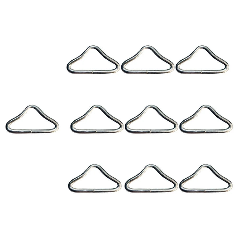 20pcs Trampoline Bungee Bed Mesh Cloth Buckle Triangle Ring Parts F5075