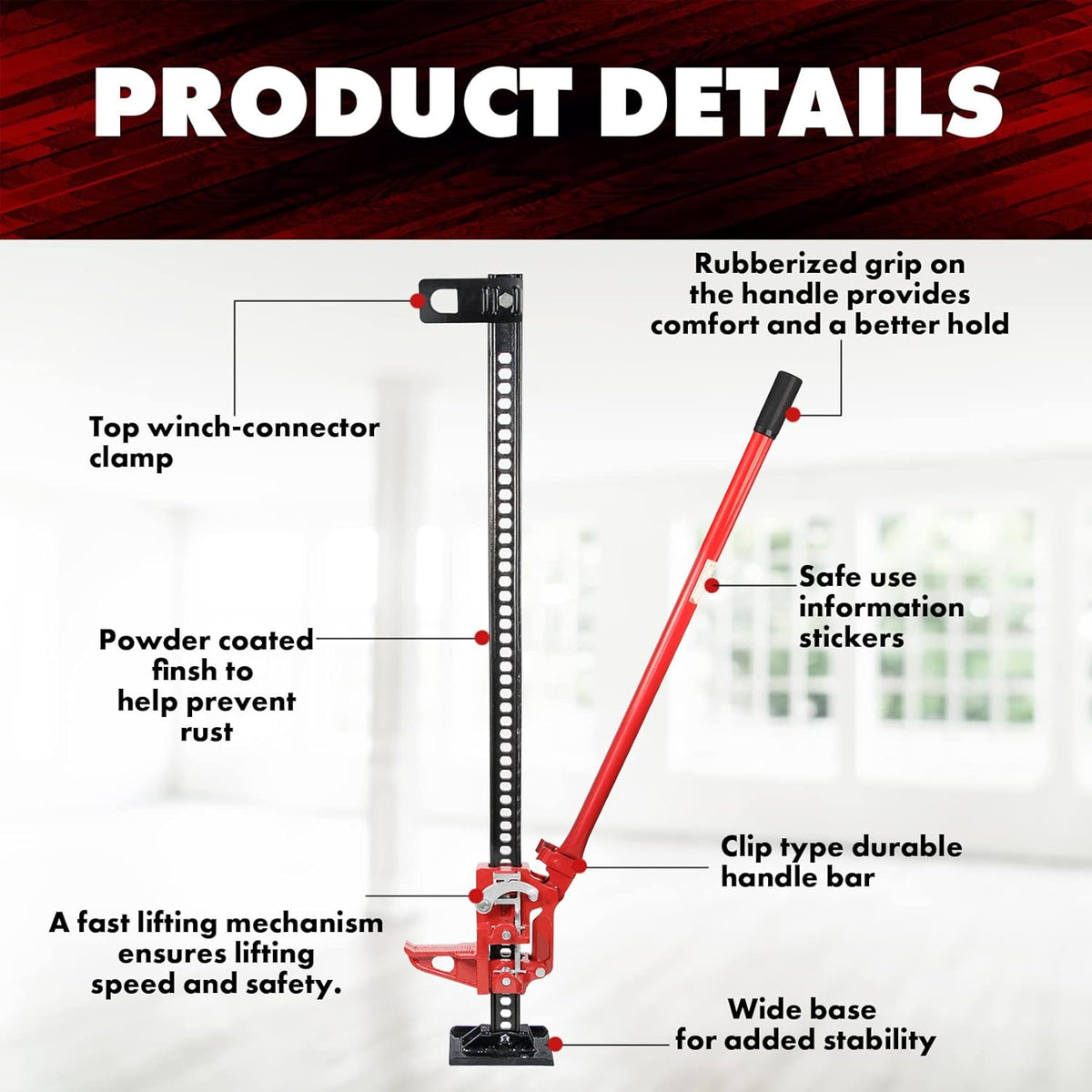 60 inch Steel Hydraulic Floor Jack I948146