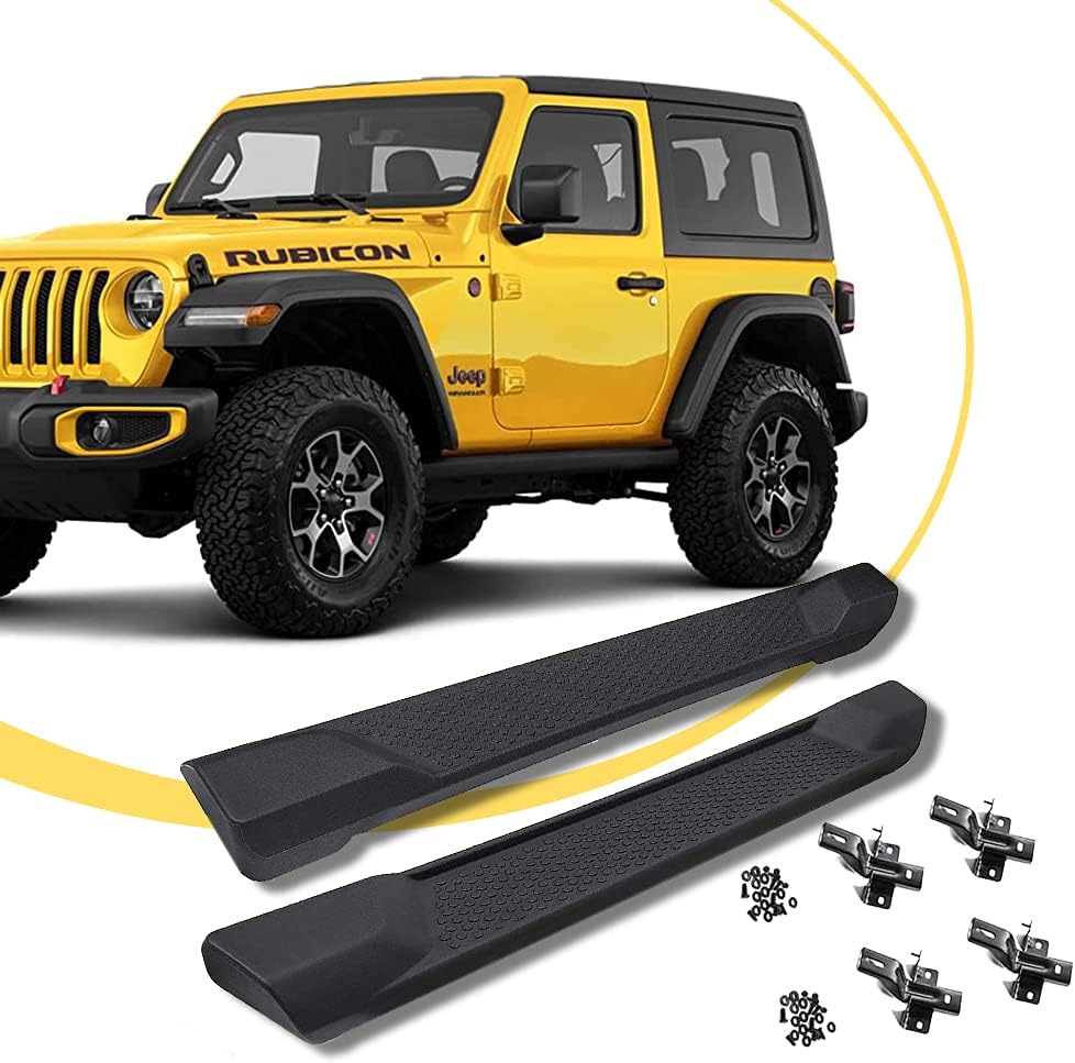 Running Boards for 2007-2018 Jeep Wrangler JK 4 Door Side Step Armor Blade Nerf Bars Rock Sliders Rail Step X47637