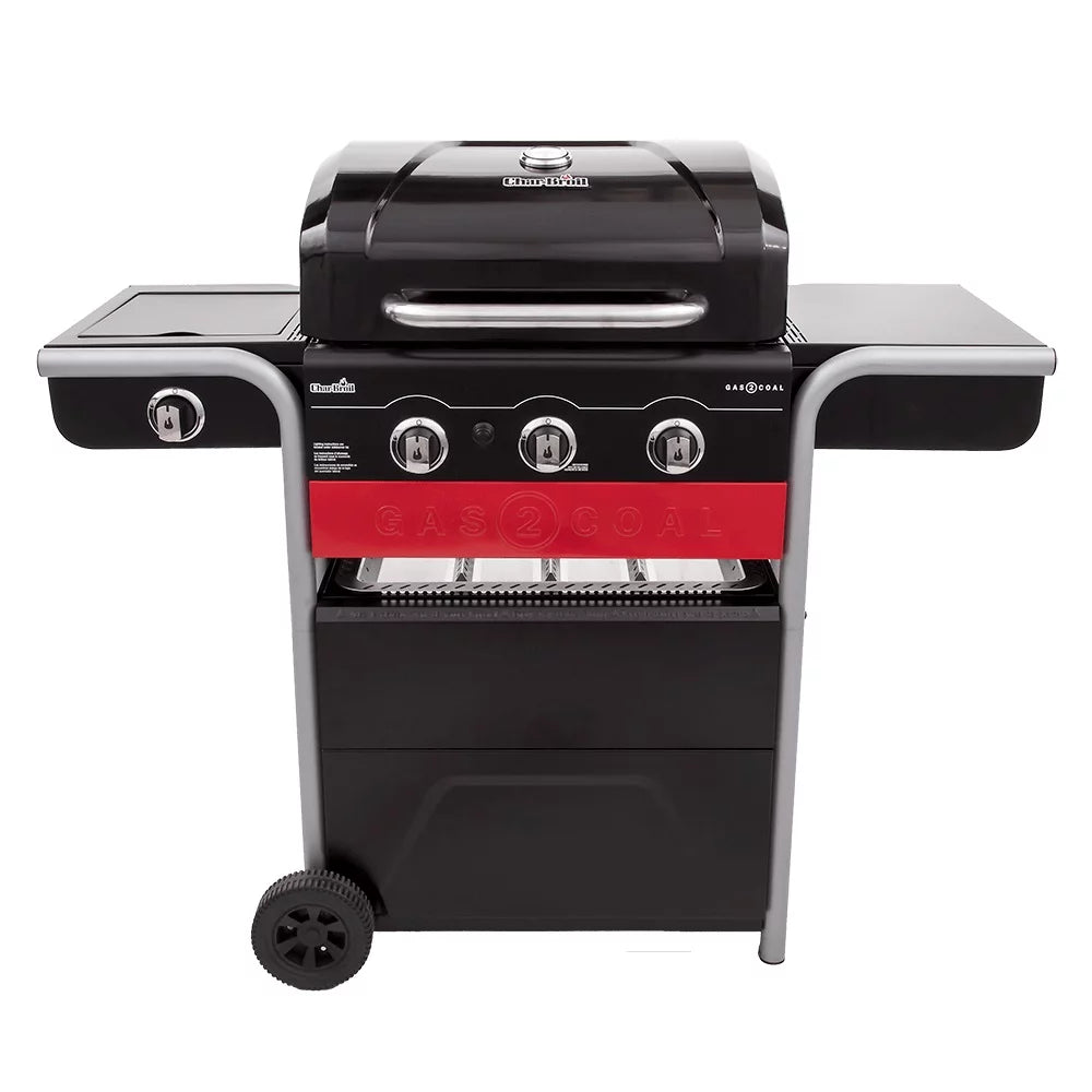 3-Burner Gas & Charcoal Combination Grill G509824